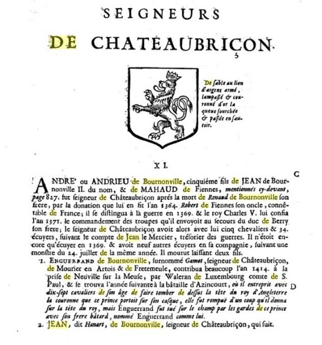 Seigneurs de Châteaubricon